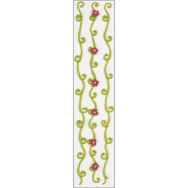 Jolees Green And Red Vine Icing Borders Confections Stickers