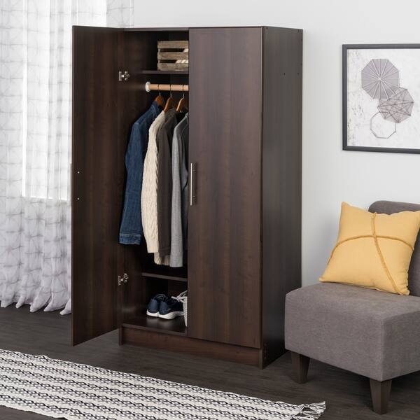 Shop Prepac Elite 32 Inch Wardrobe Cabinet Multiple Finishes 32