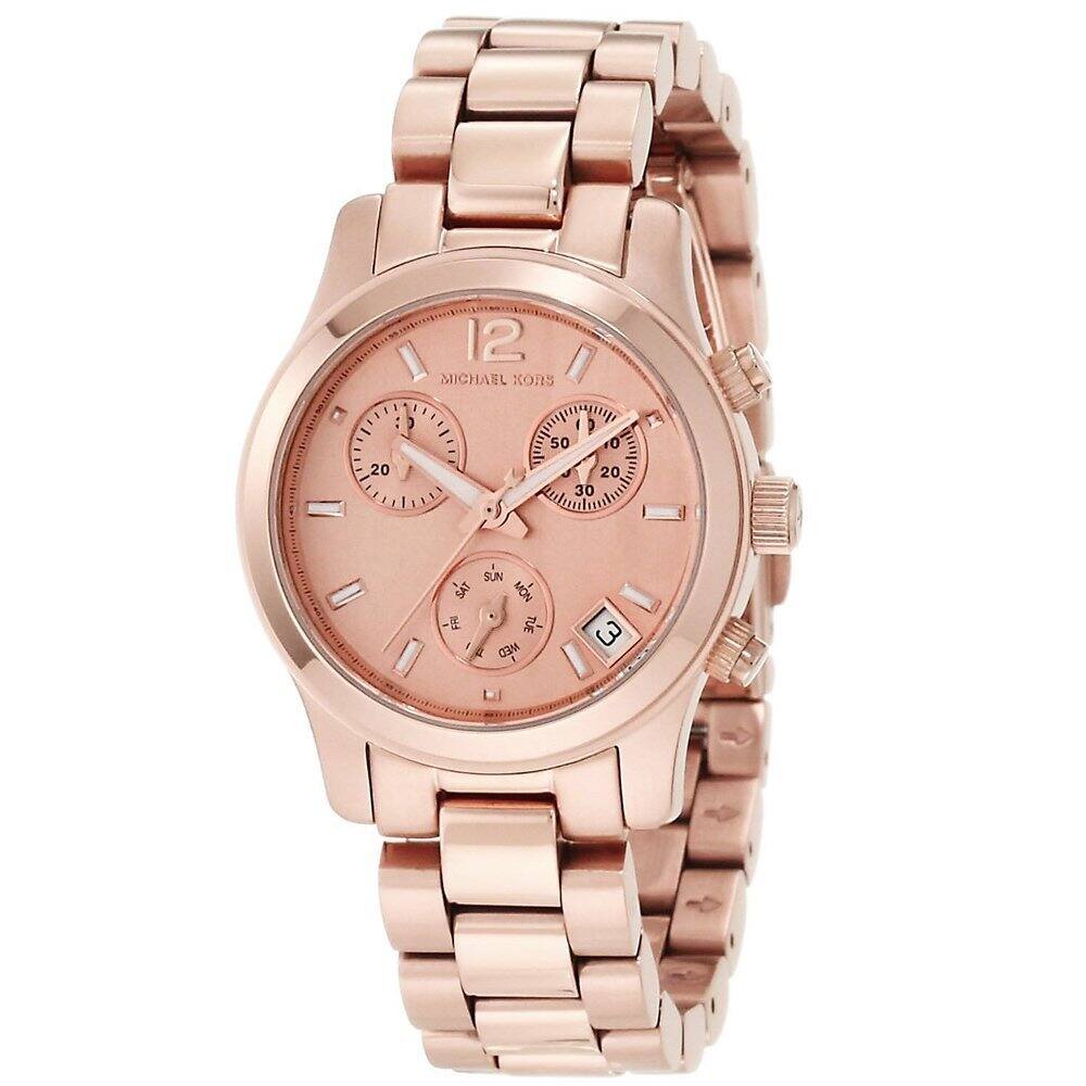 Michael Kors Women's MK5430 Rose Gold Chronograph Watch