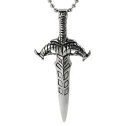 Pewter Skeleton Key Necklace - 12232018 - Overstock.com Shopping - Top ...