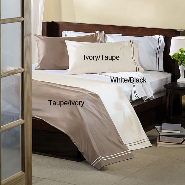 Superior 1600 Thread Count Oversized Embroidered Cotton Sateen Sheet Set