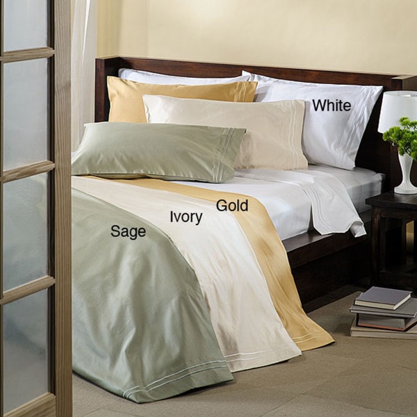 Egyptian Cotton 1600 thread Count Sateen Pillowcase Set