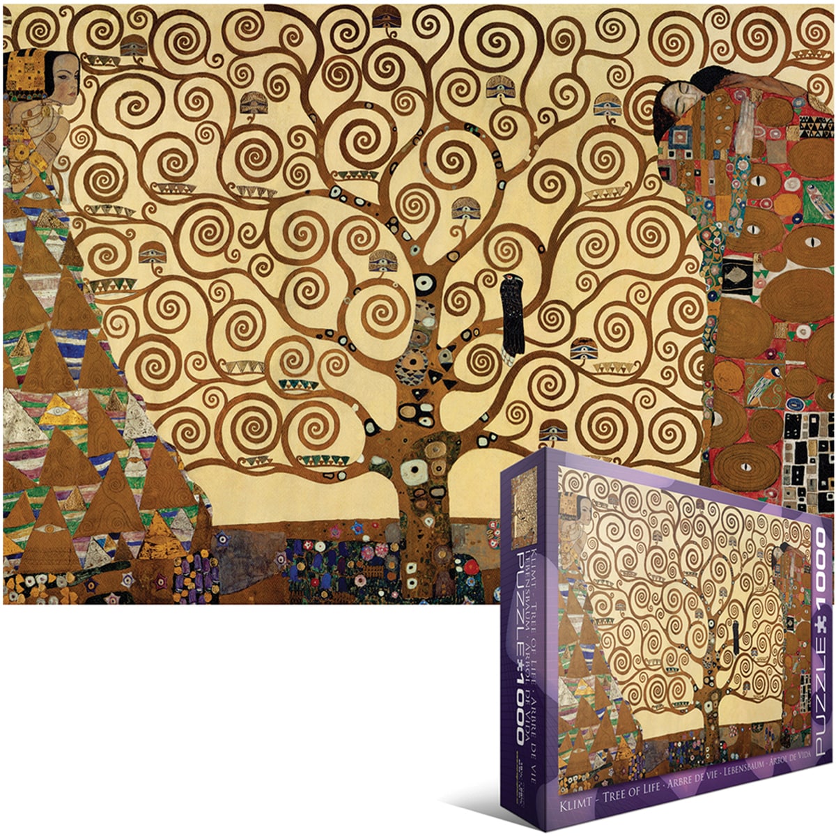 Eurographics Klimt Multicolor 'Tree Of Life' 1,000-piece Jigsaw Puzzle