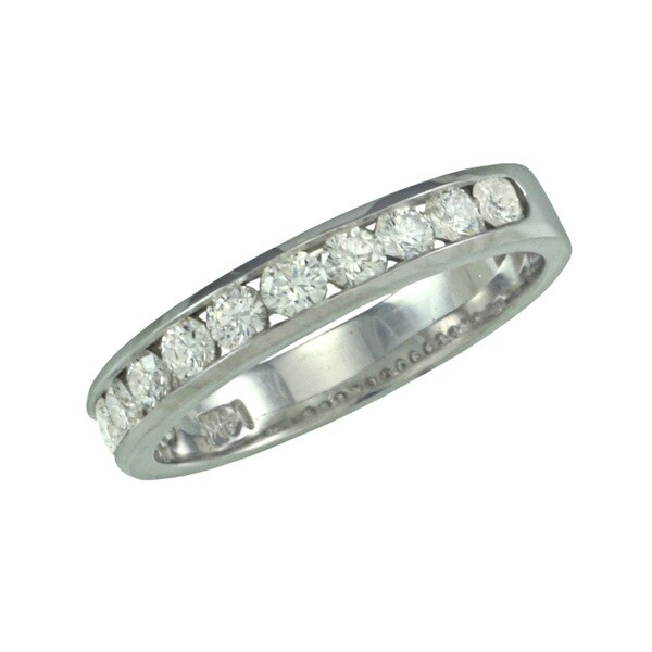 14k White Gold 1/2ct TDW Diamond Wedding Band (G, SI1)
