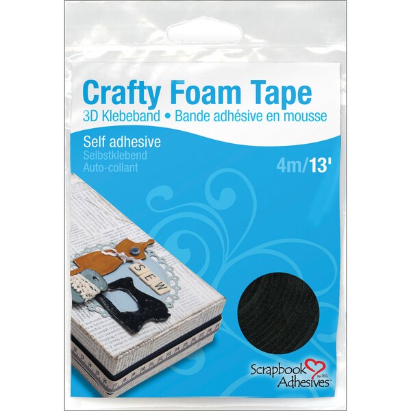 3L Foam Tape 3/8" X 13' Roll-Black