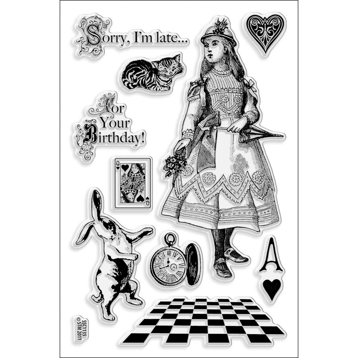 Stampendous Perfectly Clear Stamps -Wonderland - Overstock Shopping ...