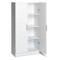 Prepac 'Winslow Elite' White 2-door Standing Cabinet