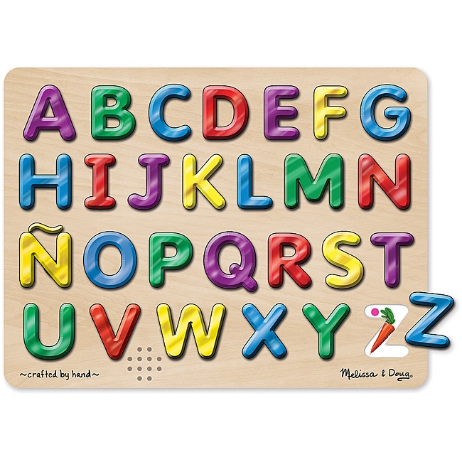 Melissa Doug Spanish Alphabet Sound Puzzle Bed Bath Beyond