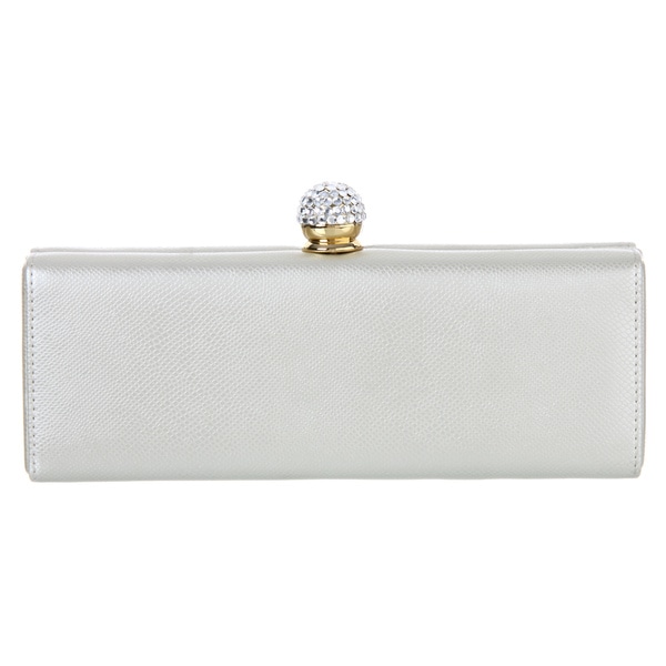 Carlo Fellini Telma Pearl Lizard Evening Bag. Opens flyout.
