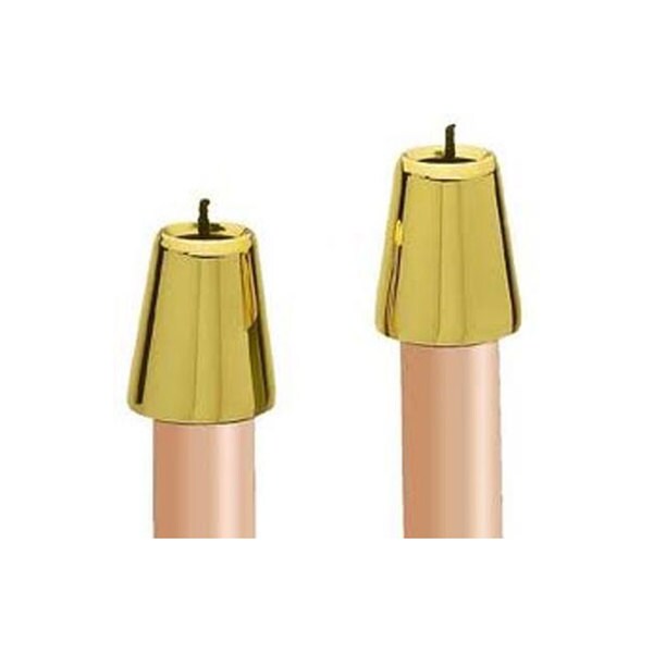 Shop Brass Candle Follower (Set of 2) Overstock 6727125