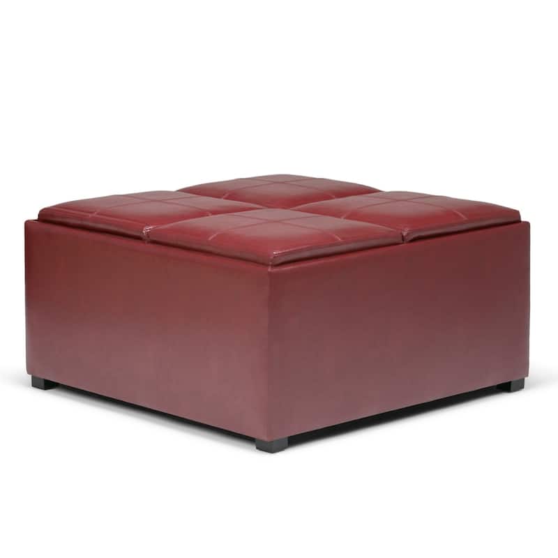 WYNDENHALL Franklin Wide Contemporary Table Ottoman