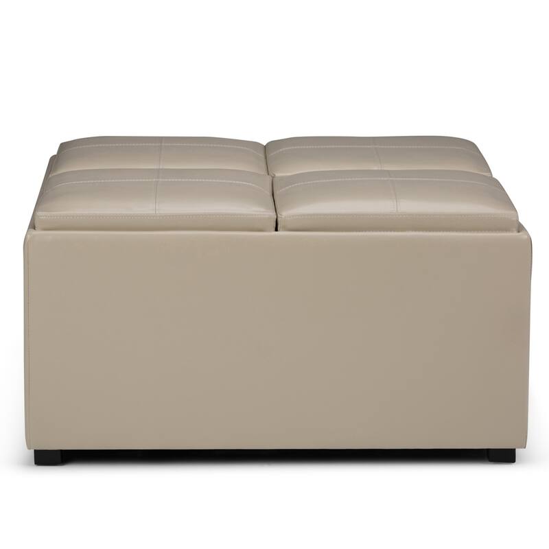 WYNDENHALL Franklin Wide Contemporary Table Ottoman