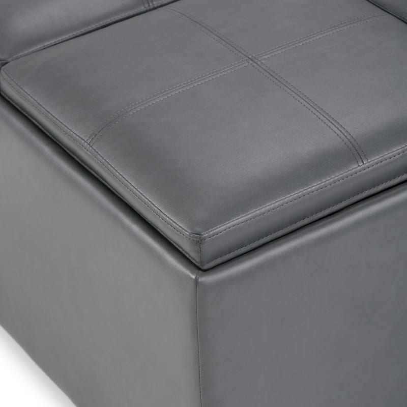 WYNDENHALL Franklin Wide Contemporary Table Ottoman