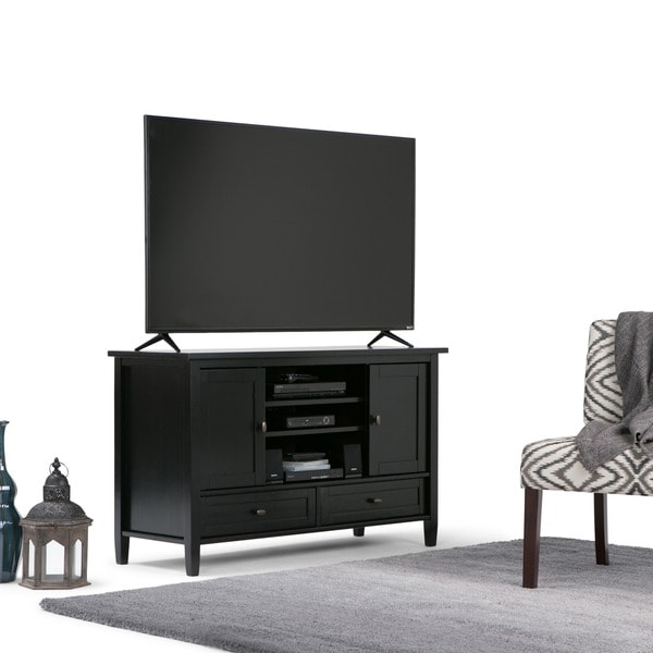 WyndenHall Norfolk TV Media Stand for TVs up to 55 Inches