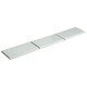 preview thumbnail 8 of 12, Merola Tile 1.75x3.75-inch Victorian Glossy White Porcelain Bullnose Trim Wall Tile (12 tiles)