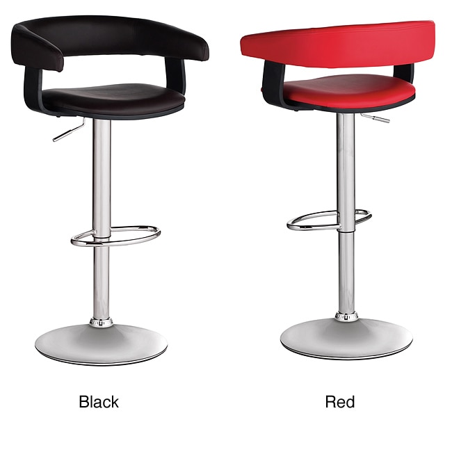 Sunpan Sergio Adjustable Chrome Barstool