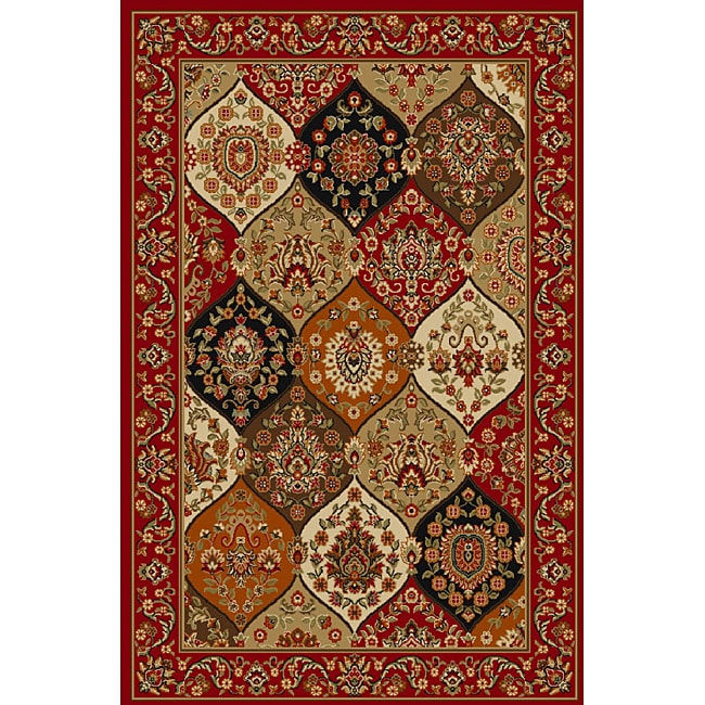 Panel Classic Red Non skid Rug (2 X 610)