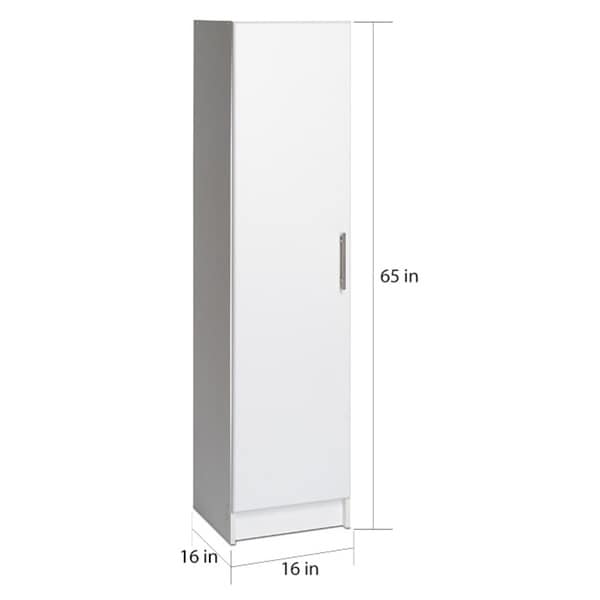Prepac Elite White 16 Inch Narrow Cabinet Free Shipping Today Prepac Elite White 16 Inch Narrow Cabinet