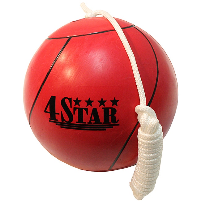 Defender Red Size 7 Tether Ball (Red Size 7Official weight and sizeProfessional designReinforced rubber coverRecessed rope attachmentIncludes 11 feet of regulation nylon ropeMaterials Rubber/nylonDimensions 10 inches high x 6 inches wide x 6 inches dee