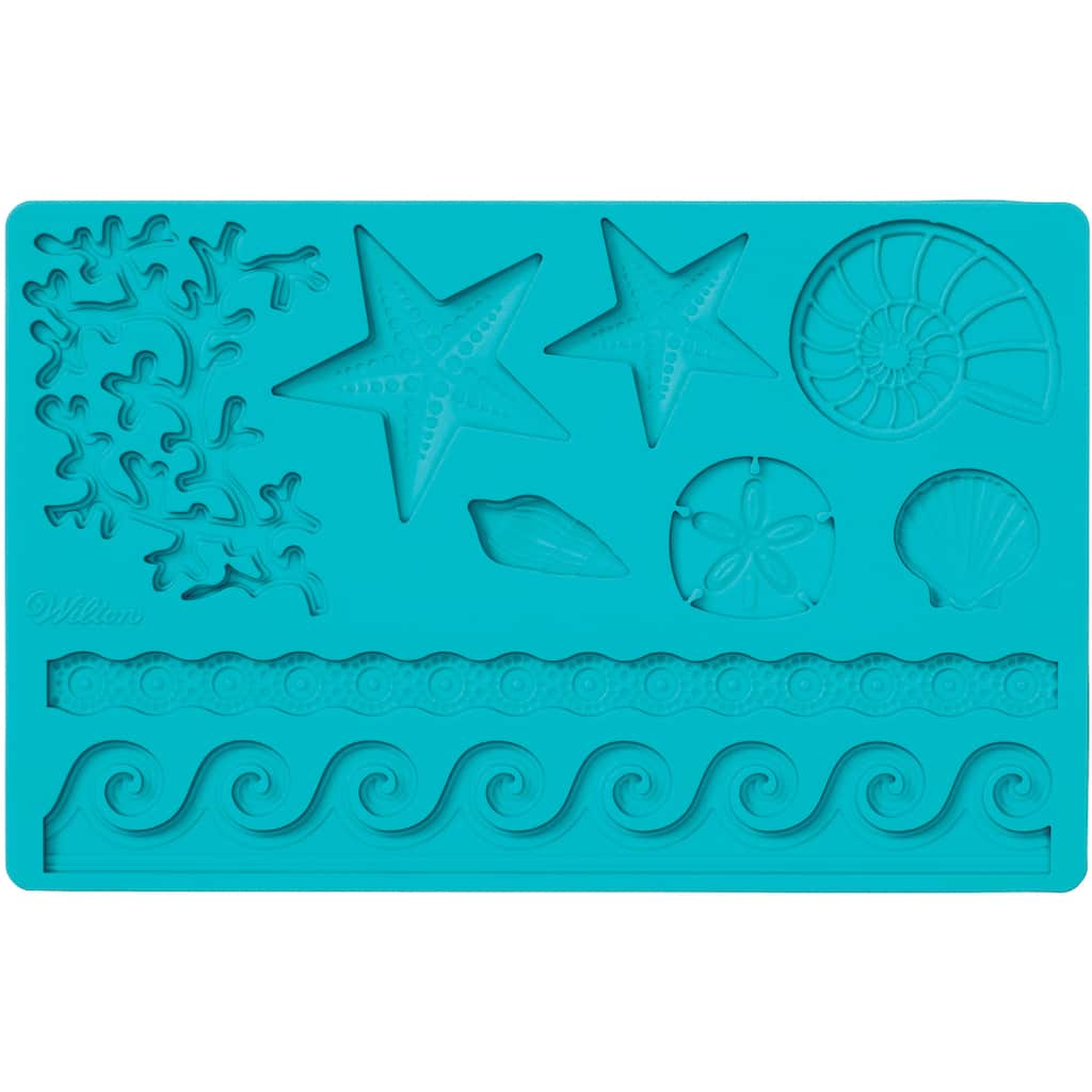 'Sea Life' Fondant And Gum Paste Silicone Mold