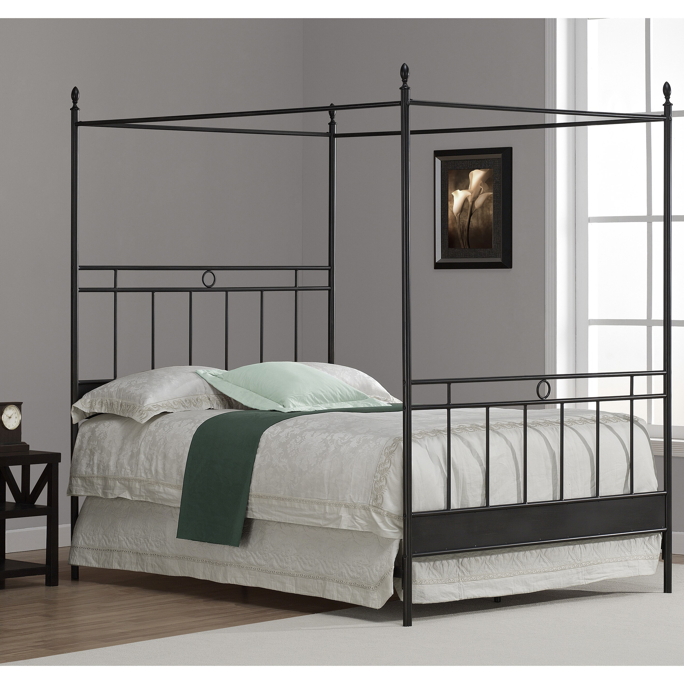 ぬらぬら　ベッド The Curated Nomad Cara Full Metal Canopy Bed - Bed Bath