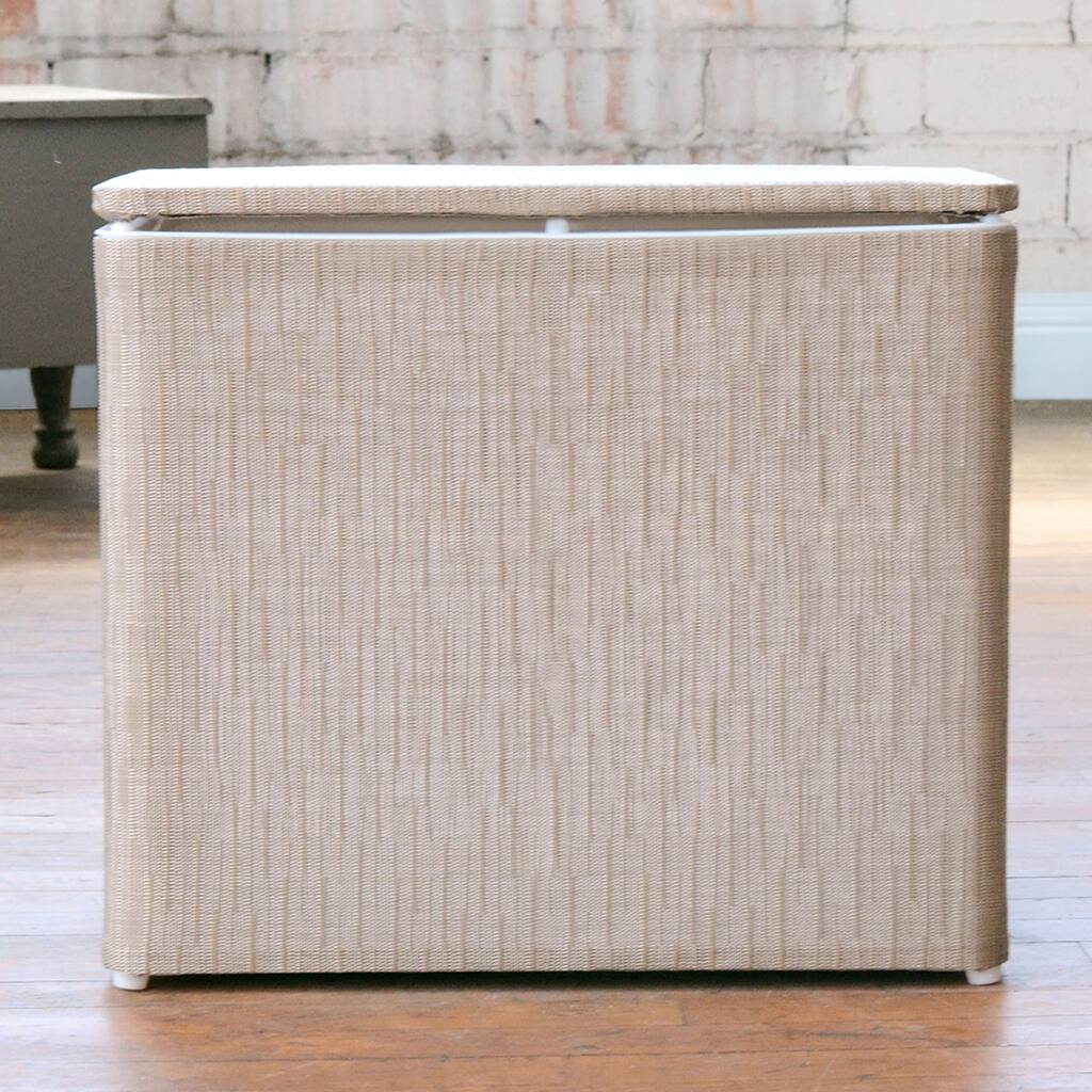 1530 LaMont Home Caprina Champagne Bench Hamper