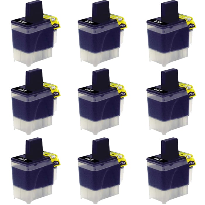 Brother LC41 Compatible Black Ink Cartridge (9 Pack)