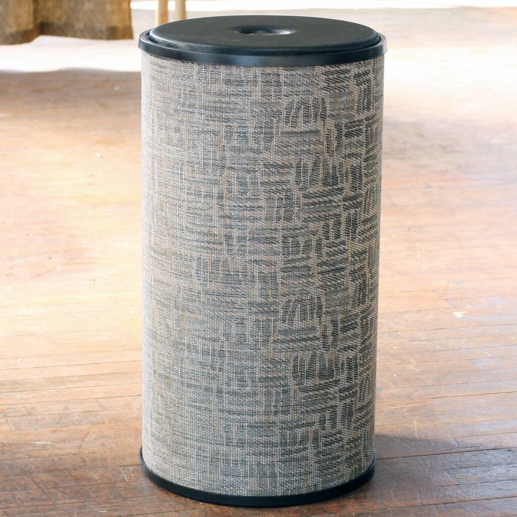 Zoe Round Silver/ Black Hamper 1530 - Silver/Black