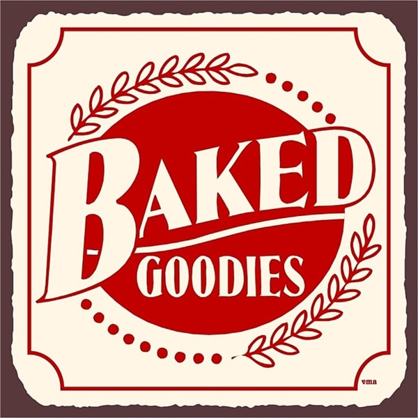 Shop Vintage Metal Art 'Baked Goodies' Decorative Tin ...