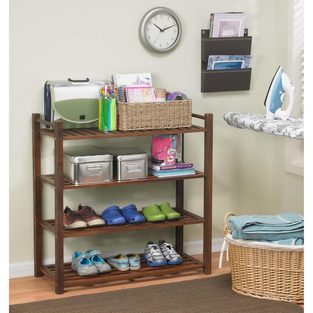 Merry Products Outdoor 4-tier Shoe Rack