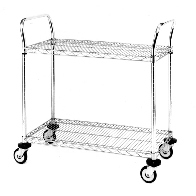 2 Shelf Wire Utility Cart