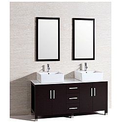 vanity 60 inch bathroom double sink modern vanities overstock inches kokols combo cabinet ceramic today sinks single usa mobile