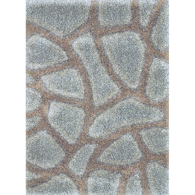 Ludwig Mocha Shag Rug (77 X 105)