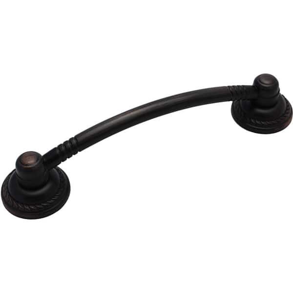 GlideRite 3.75-inch CC Oil Brushed Bronze Rope Bow Cabinet Pulls (Case ...