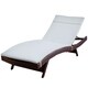 Toscana Outdoor Brown Wicker Adjustable Chaise Lounge with Cushion by Christopher Knight Home - Thumbnail 4
