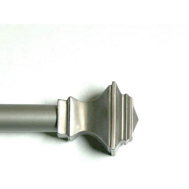 Pewter Quadrant Adjustable Rod and Finial