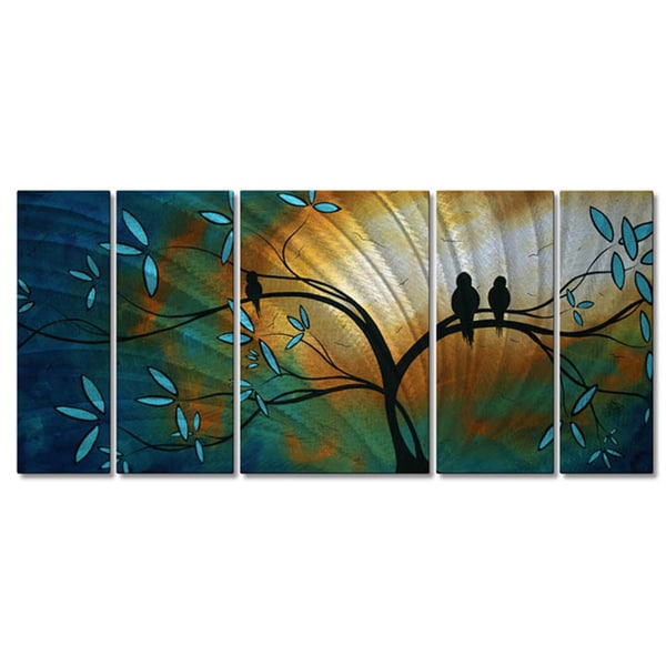 Megan Duncanson 'Three's Company' Metal Wall Sculpture ALL MY WALLS Metal Art