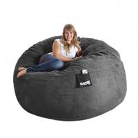 Slacker Sack Round 6-foot Microsuede and Foam Bean Bag