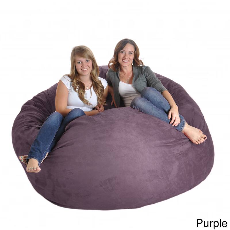 Slacker Sack Round 6-foot Microsuede and Foam Bean Bag
