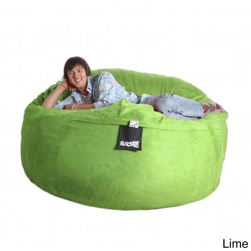 Slacker Sack Round 6-foot Microsuede and Foam Bean Bag