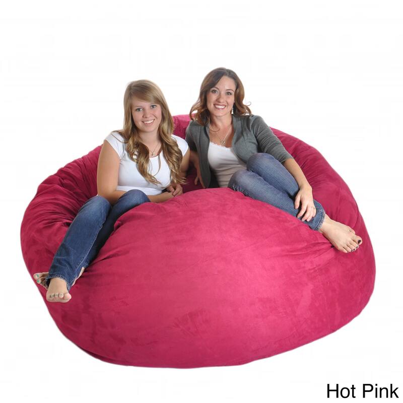 Slacker Sack Round 6-foot Microsuede and Foam Bean Bag