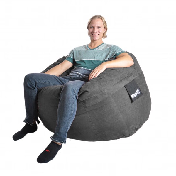 grey bean bag