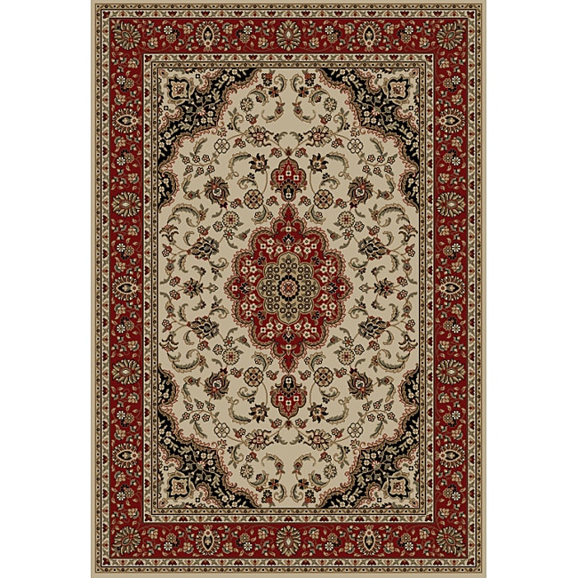 Medallion Traditional Ivory 93x126