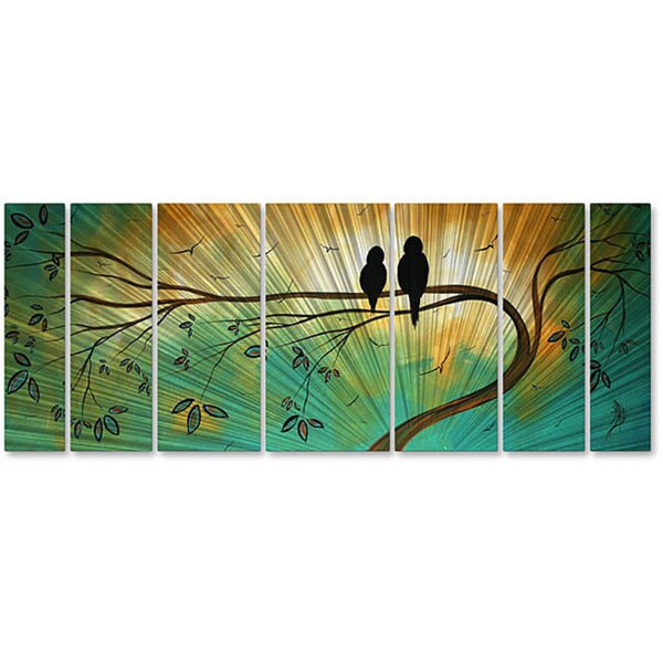 Megan Duncanson Love Birds Metal Wall Art   14281516  