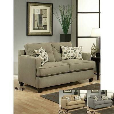 Furniture of America Nicolas Micro-Denier Fabric Loveseat