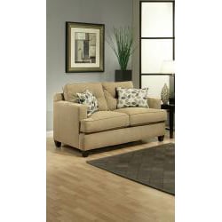 Furniture of America Nicolas Micro Denier Fabric Loveseat Furniture of America Sofas & Loveseats