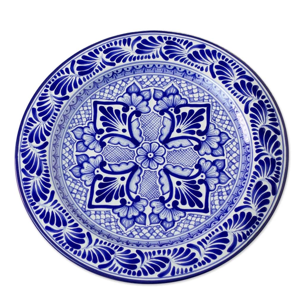 Talavera Ceramic 'Colonial Empress' Plate (Mexico)