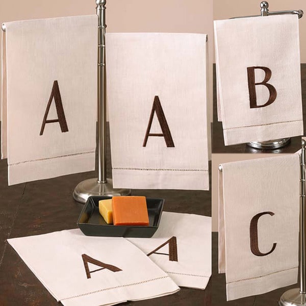 Monogrammed 4 Guest/Bar Kitchen Towel. Opens flyout.