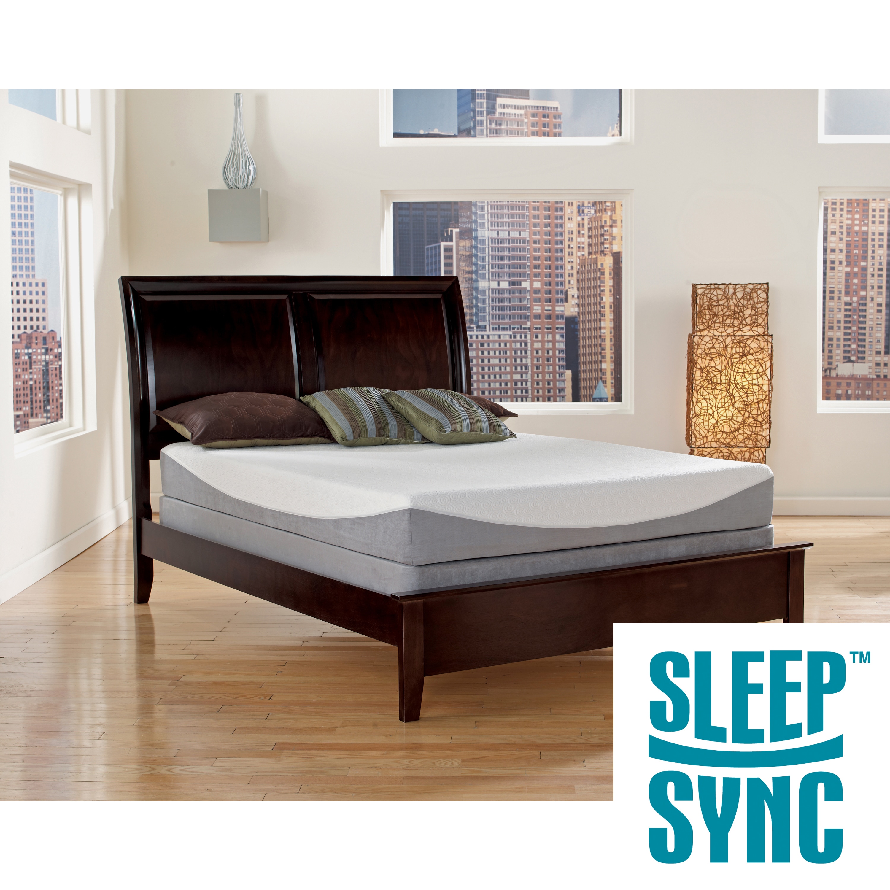 Sleep Sync 10 inch King size Gel Infused Memory Foam Mattress