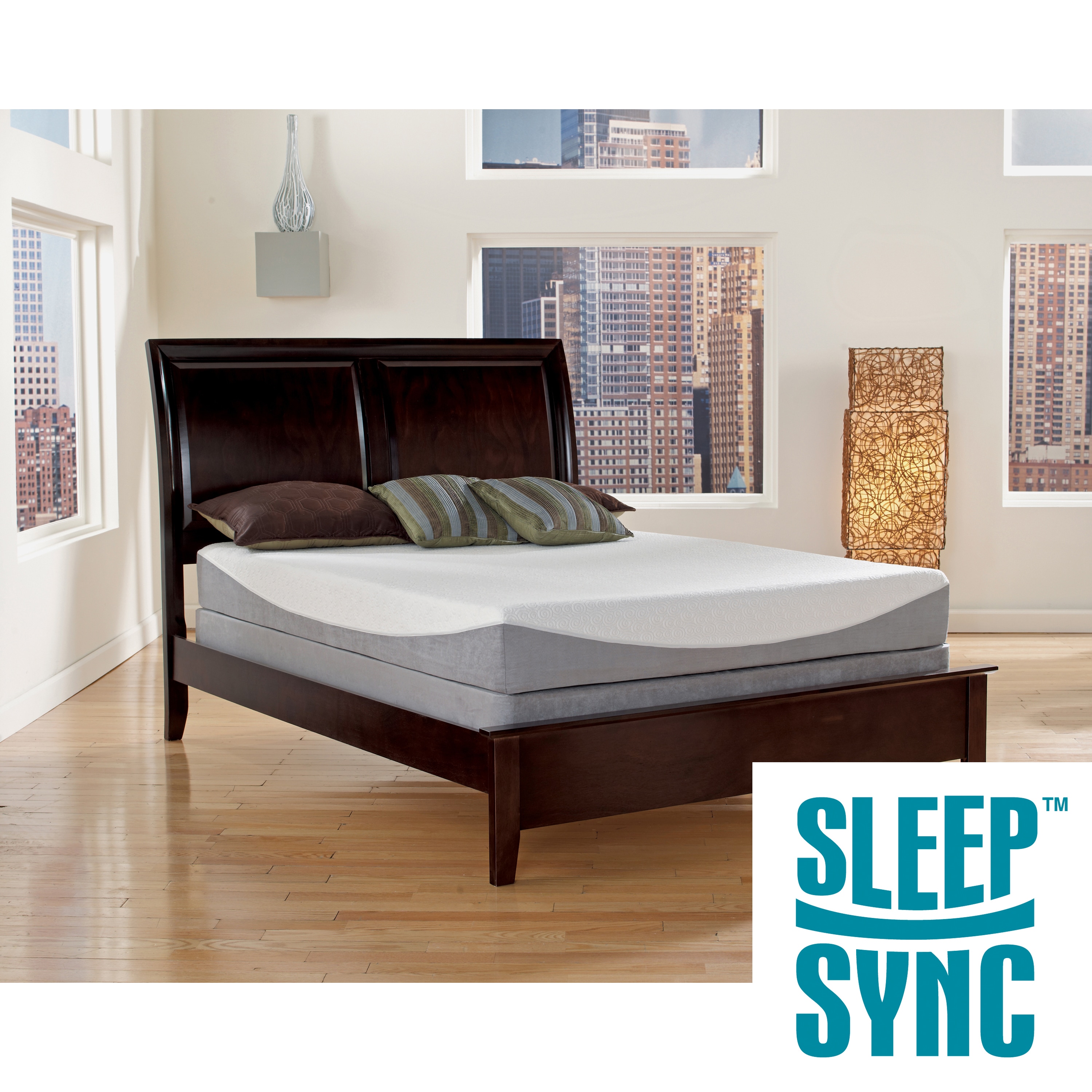 Sleep Sync 12 inch Twin Xl size Gel Infused Memory Foam Mattress